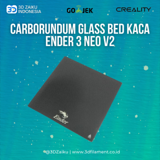 Original Creality Ender 3 Neo V2 3D Printer Carborundum Glass Bed Kaca